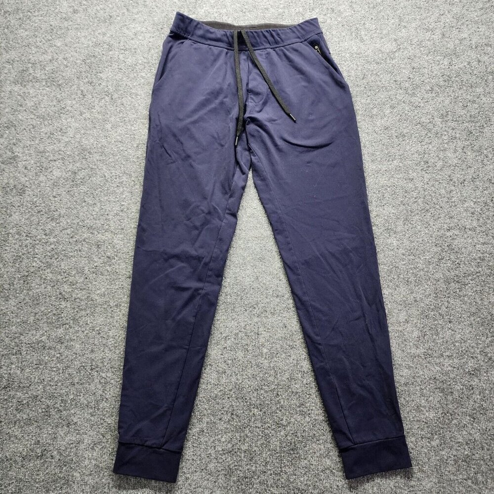 Public Rec Pants Mens Blue All Day Every Day Gym Joggers Stretch Sweat 30x34‎